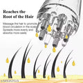 Hair oil applicator comb